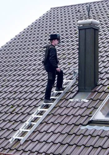 MUNK Dachleiter rot 10 Sprossen von MUNK Günzburger Steigtechnik