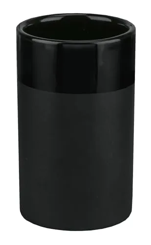 Kleine Wolke Zahnputzbecher DEEP in Schwarz in schwarz von Kleine Wolke