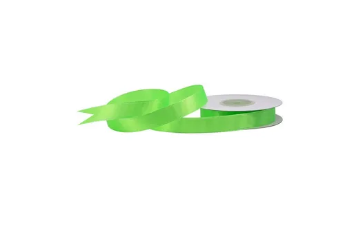 Creativery Satinband, Satinband 12mm x 25m Rolle Apfelgrün
