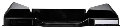 EXACOMPTA Briefablage COMBO MIDI 6x, Schwarz Glossy - Stabile und belastbare Briefablage für A4-Dokumente, vertikal stapelbar und kompatibel mit vielen Modellen. Inklusive Etikettenhalter für eine ordentliche Organisation.