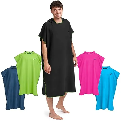 Fit-Flip Badeponcho aus Mikrofaser für Damen und Herren