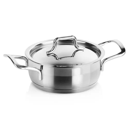 Orion Anett Topf mit Deckel, Edelstahl, 14 cm, 0,7 L