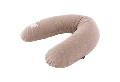 Träumeland Stillkissen elastisch kastanie meliert 180 cm - Stillkissen für optimalen Komfort, ideal für Schwangere und Stillende, hergestellt in Österreich