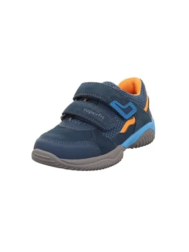 Superfit Storm Jungen Klettschuh in Blau, Größe 28 - Sneaker mit praktischem Klettverschluss, ideal für einen schnellen Einstieg und optimalen Halt. Perfekt für aktive Kinder!