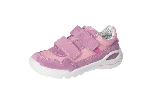 RICOSTA Mädchen Low-Top Sneaker Rider - Sneaker für Kinder mit bequemer Passform, aus hochwertigem Leder und Textil, ideal für aktive Tage – nachhaltig und Made in Europe.