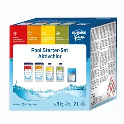 SUMMER FUN Poolpflege Starterset Chlor Maxipack, 6-tlg. von Summer Fun