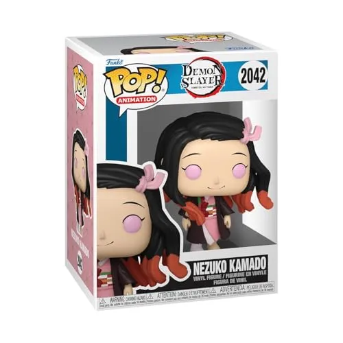Funko Pop! Animation: Demon Slayer - Nezuko Kamado - (Human)- Vinyl-Sammelfigur - Geschenkidee - Offizielle Handelswaren - Spielzeug Für Kinder und Erwachsene - Anime Fans