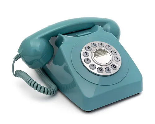 GPO GPO746DPBBL 746 DESKTOP PUSH-BUTTON PHONE BLUE (US IMPORT) ACC NEU