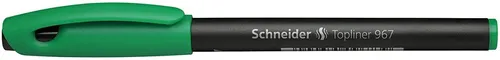 Schneider Topliner Grün, Fineliner, Strichbreite 0,4mm, recycelter Kunststoff