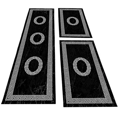 Carpettex Kurzflor Läufer Set 3-teilig