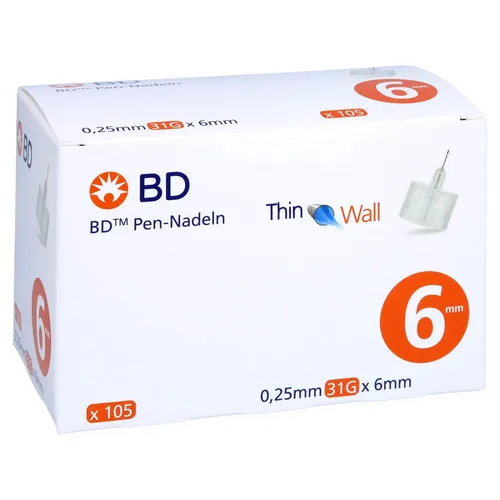 BD Pen-Nadeln 0,25x6 mm Kanüle