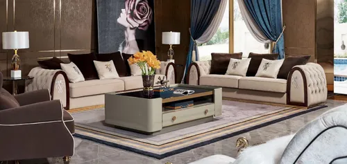 Moderner Beistelltisch Kaffeetisch Couchtisch - Tische & Stehtische – Eleganter Couchtisch aus Holz in Weiß, ideal für das Wohnzimmer mit großzügigen Maßen von 145 x 85 cm und modernem Design.
