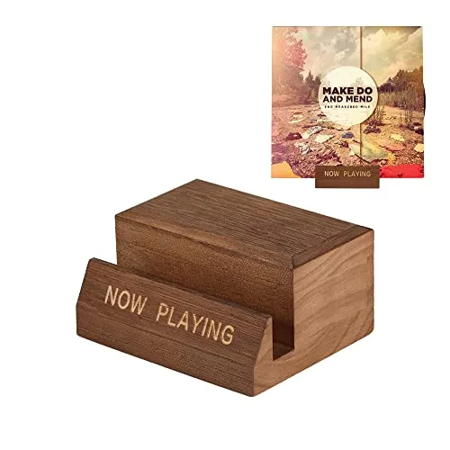 DIDUDIDU Schallplatten Aufbewahrung Vinyl Regal Holz
