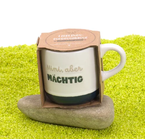 Sheepworld Porzellan Espresso Tasse mit Gravur Mini 100ml