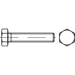 DIN 933 Sechskantschraube M5x45 aus Messing, 100 Stück - Maschinenschrauben aus hochwertigem Messing, ideal für korrosionsbeständige Anwendungen und vielseitig einsetzbar.