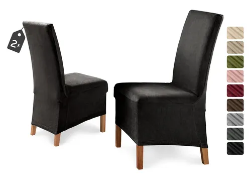 Beautex Stuhlhusse Eva in schwarz von Beautex