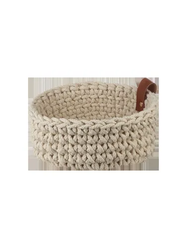 ASA SELECTION Häkelkorb S LBH 17x17x7 cm rosa