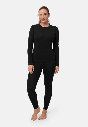 DANISH ENDURANCE Merino Funktionsunterwäsche Set - Funktionsunterwäsche aus temperaturregulierendem Material, bestehend aus Langarm Shirt & Hose, ideal für Wandern, Ski und Outdoor-Aktivitäten.