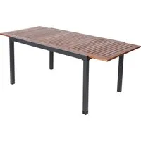 LIVARNO® Alu-Gartentisch »Valencia«, ausziehbar 143-194,5 x 90 x 74 cm