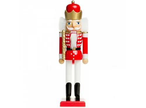 SIKORA Weihnachtsfigur NK-A Deko Nussknacker aus Holz - Dekofiguren in verschiedenen Motiven und Größen, handgefertigt aus hochwertigem Holz für langlebige Freude und festliche Akzente in Ihrem Zuhause.