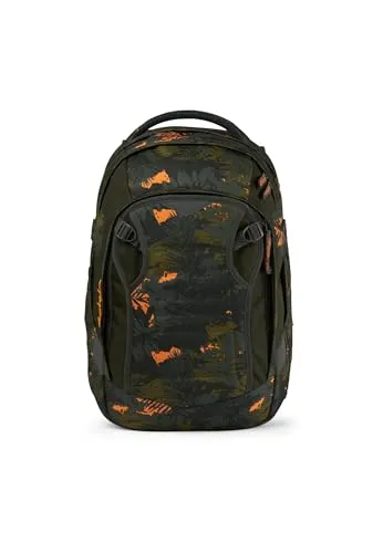 satch match Jurassic Jungle 2023 - Schulrucksack mit variablem Volumen von 30+5 Litern, ergonomischem Rückenteil und Reflektoren für optimale Sichtbarkeit im Dunkeln. Ideal für Schule und Freizeit!