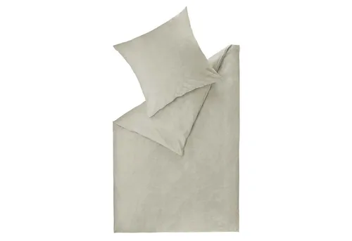 Esprit Bettwäsche HARP Renforcé 155x220 cm in Grau in grau von Esprit