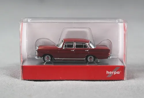 HERPA 420457-002 (H0,1:87) Mercedes-Benz 200 Heckflosse, weinrot NEUWARE!