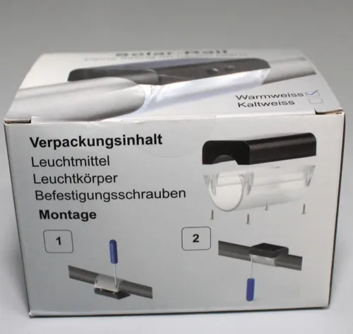 Solar-Rail Solarleuchten für Balkon Geländer mit Bewegungssensor - Wetterfeste Solarleuchte für Balkon und Terrasse – mit Bewegungssensor und 4 Leuchtmodi, ideal für energieeffiziente Außenbeleuchtung ohne Stromanschluss.