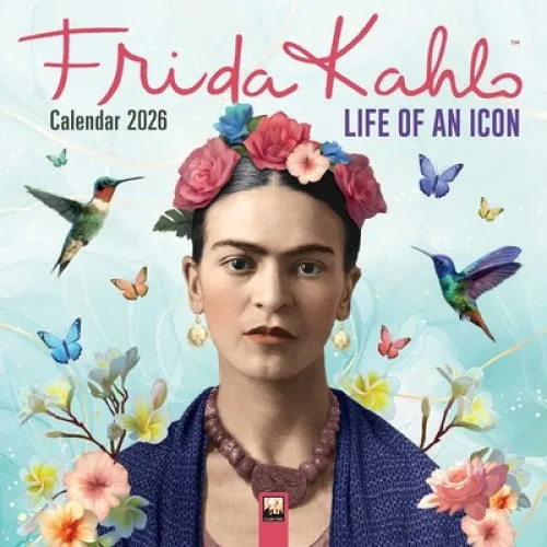 Frida Kahlo: Life of an Icon Wandkalender 2026 - Bücher - Kunstkalender mit 12 beeindruckenden Bildern von Frida Kahlo, ideal für Kunstliebhaber und als dekoratives Element für jedes Zuhause.