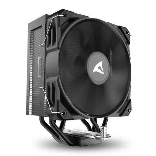 Sharkoon A40 Single-Tower-Luftkühler 220W TDP schwarz - CPU-Kühler mit 220W TDP für optimale Kühlleistung, ideal für Gaming-PCs und leistungsstarke Anwendungen.