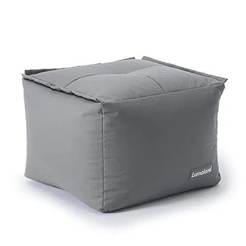 Lumaland Modularer Sitzsack – Individuell kombinierbar und wasserfest - Sitzsäcke für drinnen und draußen, mit abnehmbarem Bezug, wasserabweisend und perfekt anpassbar an deinen Wohnraum!