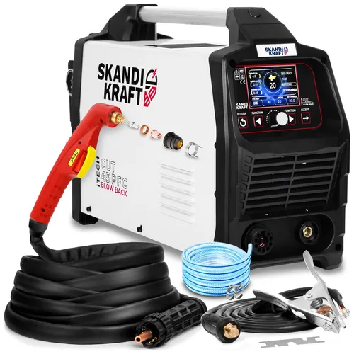 Plasmaschneider 45A PFC BlowBack kontaktlose Zündung 230V Stahl Aluminium