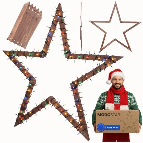 MODO24 DIY Stern MODOSTAR 2D in braun von MODO24
