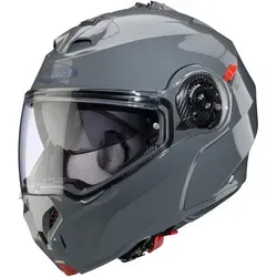 Caberg Duke Evo Klapphelm, grau, Größe S für Männer - Motorradhelm mit P/J Homologation, antibeschlag Visier und integrierter Sonnenblende für sicheren Fahrspaß.