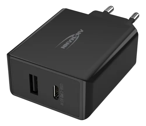 Ansmann Home Charger 254PD USB Ladegerät 65 W - NETZTEILE - Kompaktes USB-PD-Ladegerät mit 65 W für schnelles Laden von Laptops, Smartphones und Tablets, dank GAN-Technologie platzsparend und effizient.