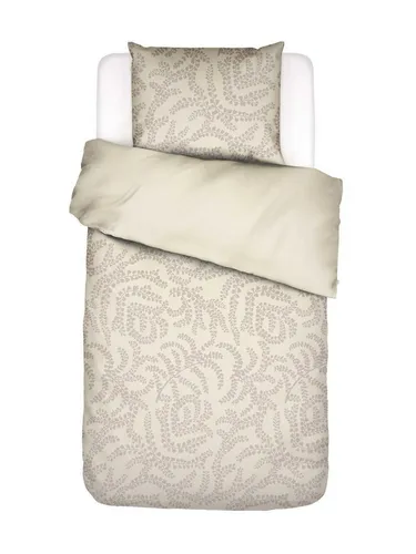 Essenza Bettwäsche Eleria, 2-teilig, Baumwolle, Blättermuster beige - Moderne 2-teilige Bettwäsche aus 100% Baumwolle mit elegantem Blättermuster. Wendefunktion für vielseitige Gestaltung. Pflegeleicht und OEKO-TEX® zertifiziert.