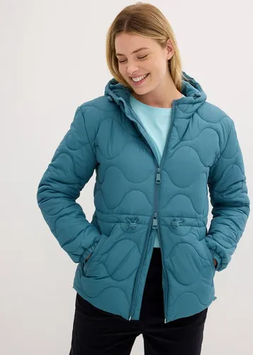 bonprix Steppjacke Casual Stil, Kurzparka mit Taillen-Kordelzug, hochwertige Steppung