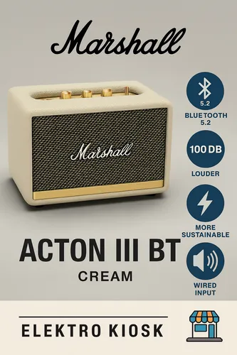 Marshall ACTON BT III Braun von Marshall
