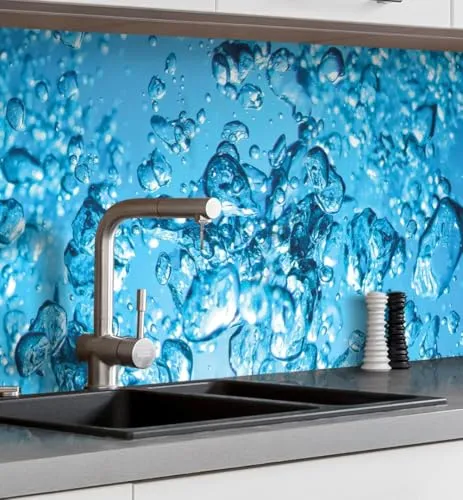 MyMaxxi Küchenrückwand Folie selbstklebend in blau von MyMaxxi