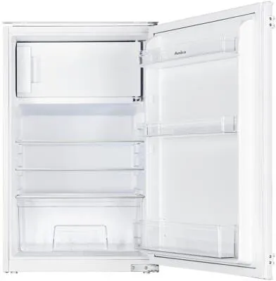 Amica EKSS 361 915 Einbau-Kühlschrank mit Gefrierfach - Kühlschrank mit 116 L, Schlepptür-Technik und Inverter Kompressor für energieeffizientes Kühlen. Ideal für kleine Küchen mit begrenztem Platz.