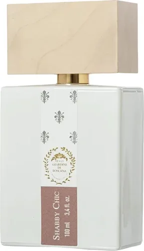 Giardini Di Toscana Shabby Chic Eau De Parfum 100 ml (unisex) - Unisex Duft mit nostalgischem Flair, ideal für jeden Anlass und sorgt für einen unaufdringlichen, aber einprägsamen Eindruck. Erleben Sie die zeitlose Eleganz von blumig-holzigen Noten.
