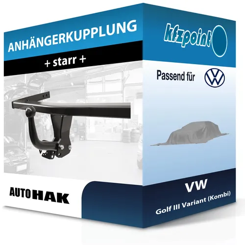 Stabile Auto Hak Anhängerkupplung für VW Golf 3 Kombi