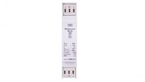 Überspannungsableiter für Zweileitersysteme 19VAC/28VDC 5kA 10kV FLD 24 509861