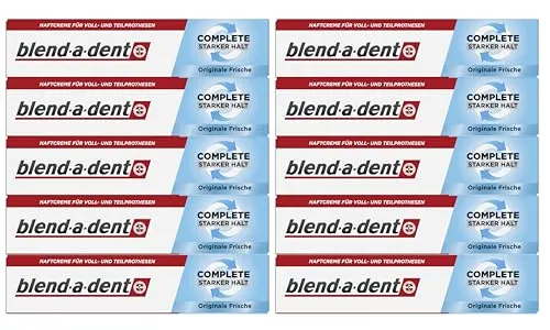 Blend-a-dent 10 x 47g blend-a-dent Original Super Haftcreme von Blend-a-dent