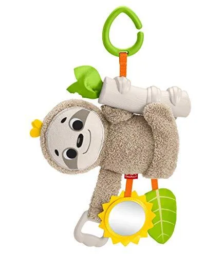 Fisher-Price Babyspielzeug Slow Much Fun Stroller Sloth von Mattel GmbH