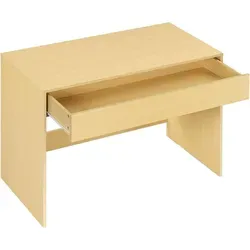 EUGAD Schreibtisch mit Schublade in beige von Eugad