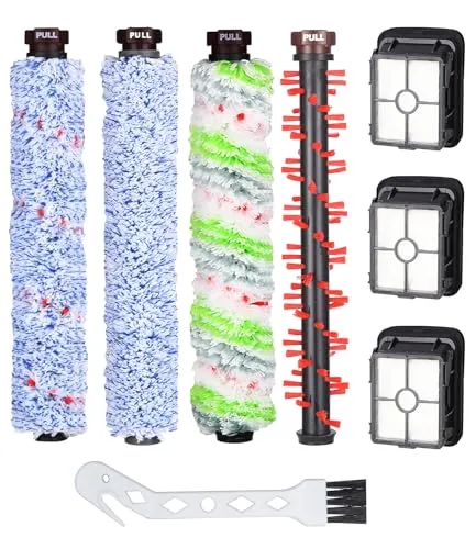 Zubehör für Bissell Crosswave 3-In-1,1 Haustier-Rollbürste + 1 Bodenbürste + 1 Teppichbürste + 1 Mehrzweck-Hauptbürste + 3 Filter,für Bissell CrossWave 1866 1785 2052 1713 2225 2519 1926 Staubsauger