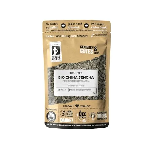 Bremer Gewürzhandel China Sencha BIO, lose, Grüner Tee mit mildem, ausgewogenem Geschmack, 3 x 100g