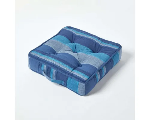 Homescapes Bodenkissen Sitzkissen Stuhlkissen Morocco blau
