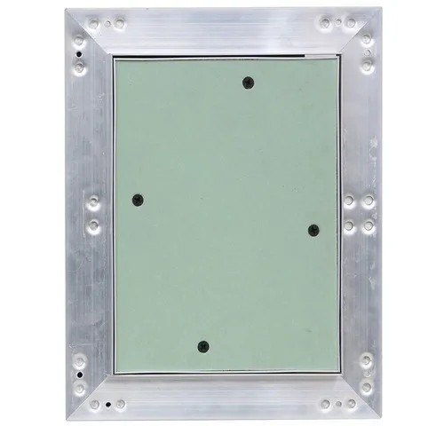 V2Aox Revisionsklappe 25 x 30 cm - Revisionstür mit Aluminium-Rahmen, leicht zu montieren und ideal für Wand- und Deckenmontage, sorgt für einfachen Zugang zu Installationen.